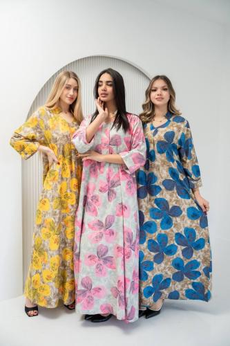 جلابية أفندينا المشجرة – لمسة أناقة متجددة SM -17