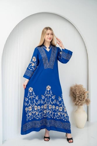 جلابية راقية بتطريز مميز وإطلالة فاخرة ومريحة SM-1...