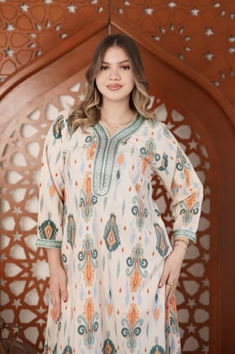 جلابية تراثي أم وبنت | كشخة الهوية العربية SM -75