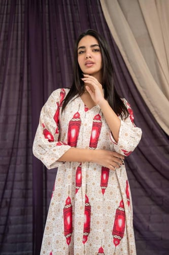 جلابية أفندينا قطن للأجواء الرمضانية والمناسبات ال...