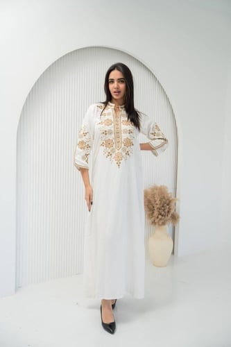 جلابية أفندينا المطرزة – فخامة وراحة - SM - 14