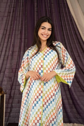 جلابية الأم والبنت الحصري من أفندينا أناقة عائلية...