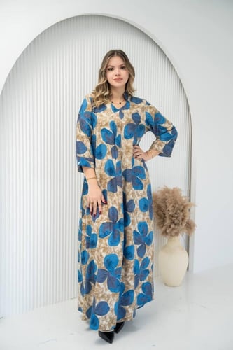 جلابية أفندينا المشجرة – لمسة أناقة متجددة SM -17