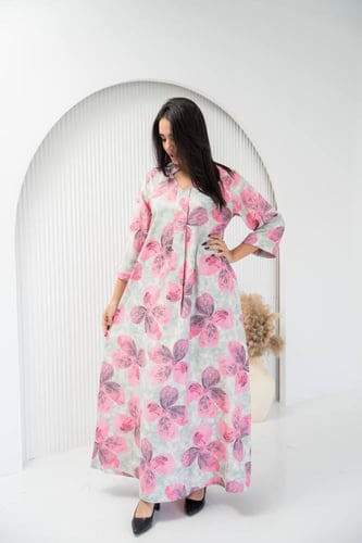 جلابية أفندينا المشجرة – لمسة أناقة متجددة SM -17