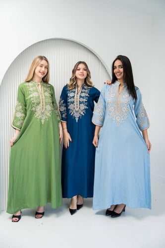 جلابية أفندينا المطرزة – فخامة وراحة - SM - 14