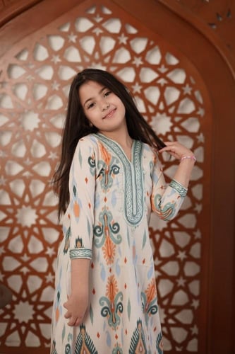 جلابية تراثي أم وبنت | كشخة الهوية العربية SM -75