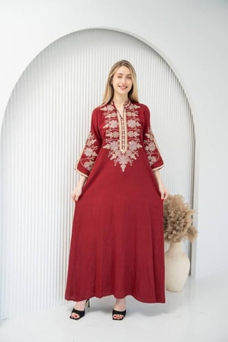 جلابية أفندينا المطرزة – فخامة وراحة - SM - 14