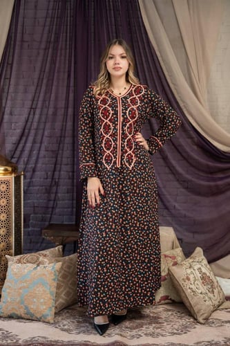 "جلابية أفندينا جكار مشجر – أناقة كل يوم SM -23