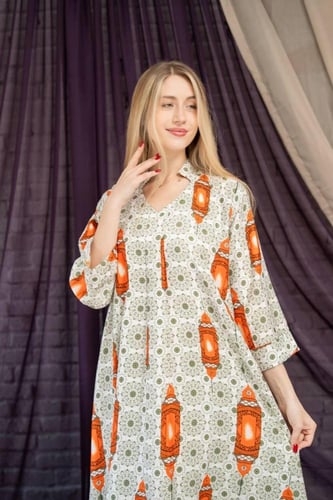 جلابية أفندينا قطن للأجواء الرمضانية والمناسبات ال...