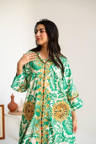 جلابية الأم والبنت تشابه يلفت الأنظار SM -48