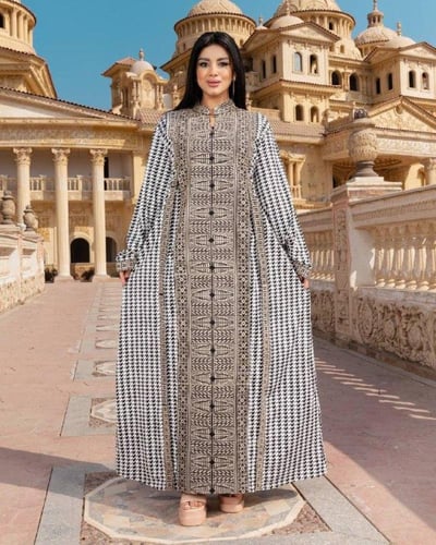 جلابية سعودية تطريز راقي A-130