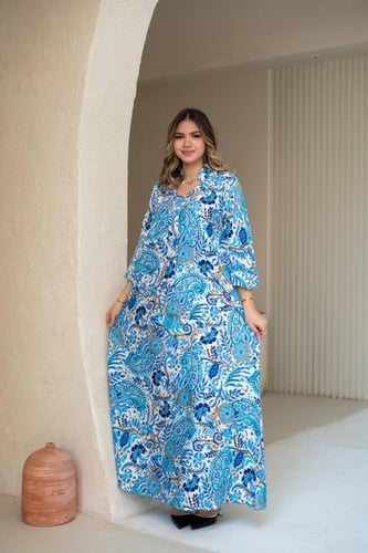 جلابية تسرق الأنظار قبل حضورك ارتدي لوحة فنية تميز...