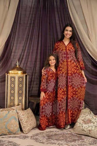 جلابية أم وبنت تميّزكم جديد وحصري SM -33