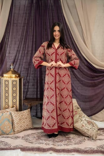 جلابية قطن نعومة وجودة تليق بذوقك SM -36