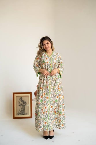 لمسة فخامة تجمعك بابنتك | جلابيات مطرزة راقية SM -...