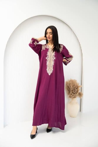 جلابية أفندينا – تصميم كلاسيكي لمسة عصري SM - 8