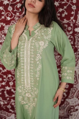 جلابية التطريز الملكي الفاخر 79 - SM