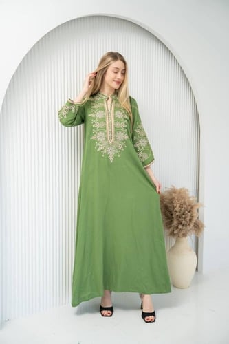 جلابية أفندينا المطرزة – فخامة وراحة - SM - 14