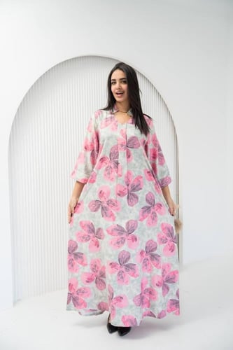 جلابية أفندينا المشجرة – لمسة أناقة متجددة SM -17