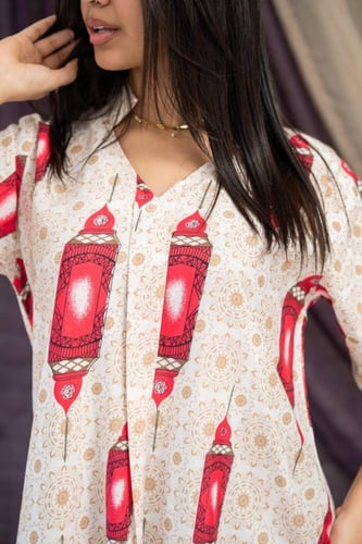 جلابية أفندينا قطن للأجواء الرمضانية والمناسبات ال...