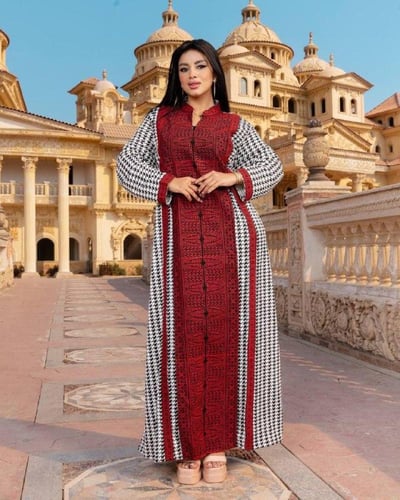 جلابية سعودية تطريز راقي A-130