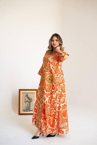 جلابية الأم والبنت تشابه يلفت الأنظار SM -48