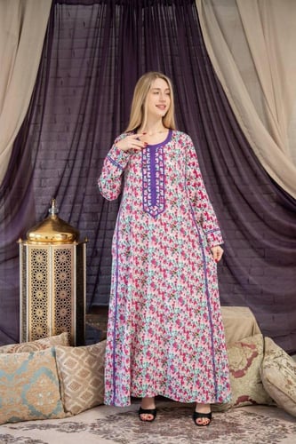 جلابية فخمة وأنيقة بنعومة التفاصيل SM - 21