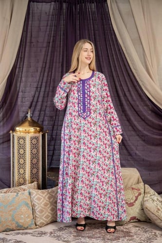 جلابية فخمة وأنيقة بنعومة التفاصيل SM - 21