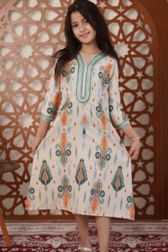 جلابية تراثي أم وبنت | كشخة الهوية العربية SM -75