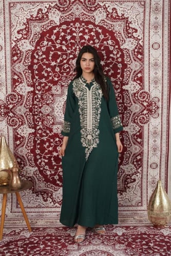 جلابية التطريز الملكي الفاخر 79 - SM