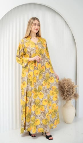 جلابية أفندينا المشجرة – لمسة أناقة متجددة SM -17