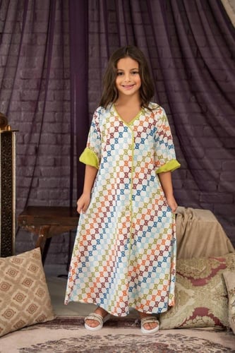 جلابية الأم والبنت الحصري من أفندينا أناقة عائلية...