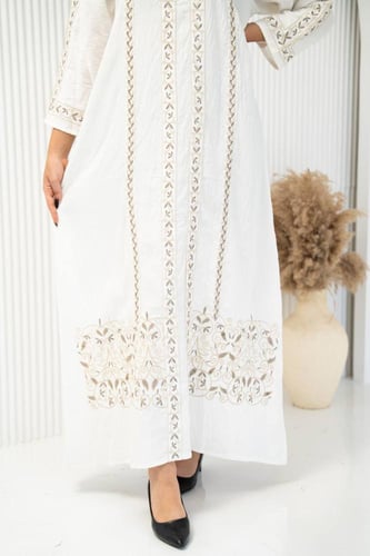 جلابيات أفندينا الفاخرة الصيف صار أشيك مع S M - 6