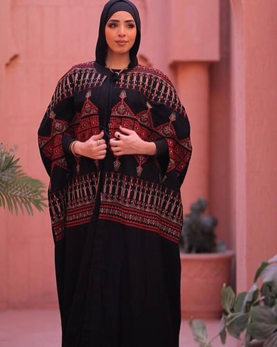 بشت نسائي راقي مطرز A-116