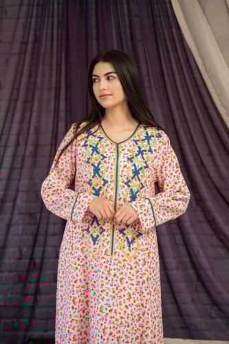 "جلابية أفندينا جكار مشجر – أناقة كل يوم SM -23