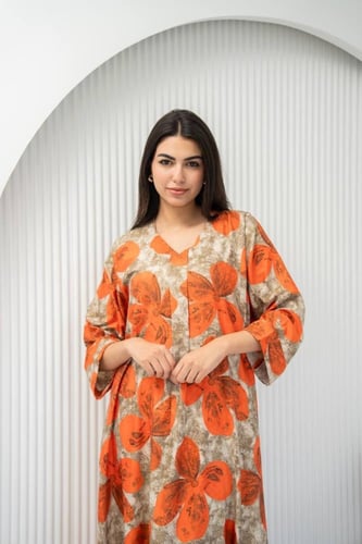 جلابية أفندينا المشجرة – لمسة أناقة متجددة SM -17