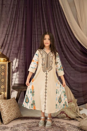 جلابية أم وبنتها… أناقة تليق بالبيت واللمّة SM - 4...