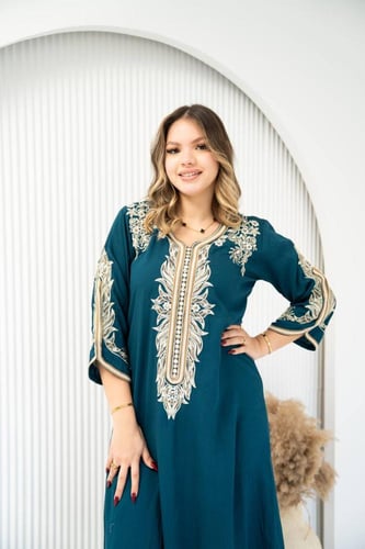 جلابية أفندينا – تصميم كلاسيكي لمسة عصري SM - 8