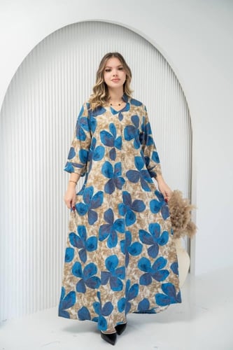 جلابية أفندينا المشجرة – لمسة أناقة متجددة SM -17