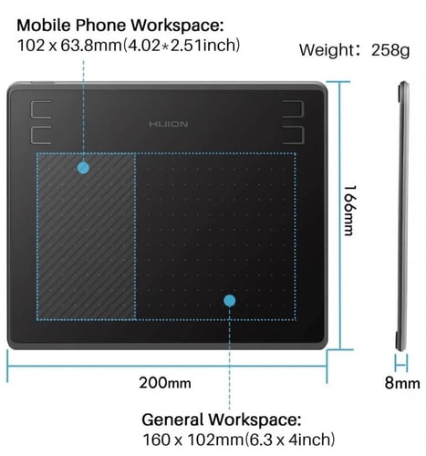 شاشة الكتابة على اللابتوب hs64