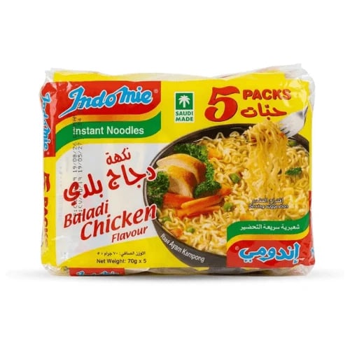 اندومي نكهة دجاج بلدي 5 حبات