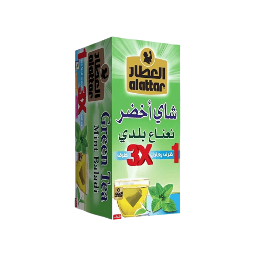 شاي اخضر نعناع - ماركة العطار 20 ظرف