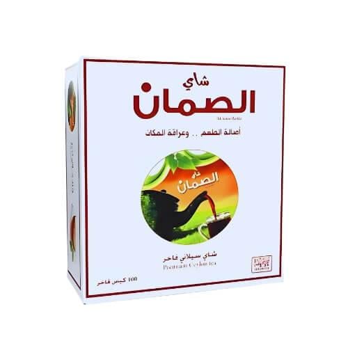 شاي الصمان فاخر 100 كيس