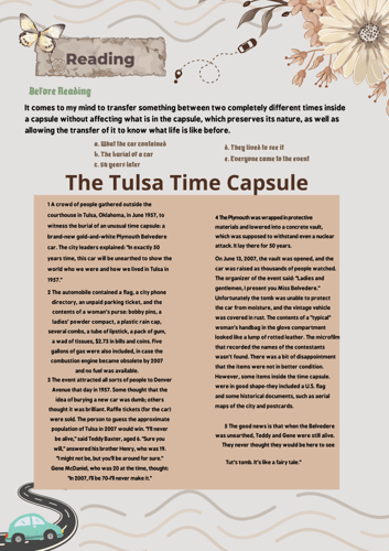 الانتاج المعرفي انجليزي الصف أول ثانوي الوحدة الثا...