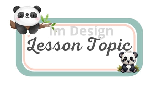 تصميم للسبورة باللغة الانجليزية