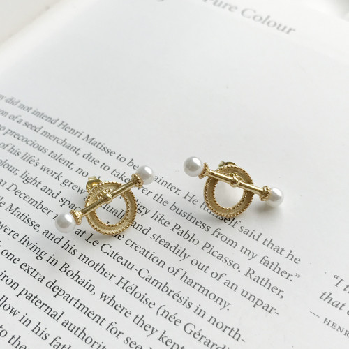 حلق أنيق ، من الفضة الاسترليني عيار 925 مطلي بالذه...