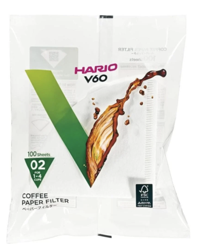 فلتر قمع V60-2 من هاريو - 100 حبة