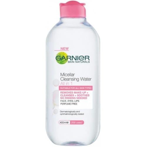 غارنيية مزيل مكياج ميسيلار للوجه والعين والشفاه خا...