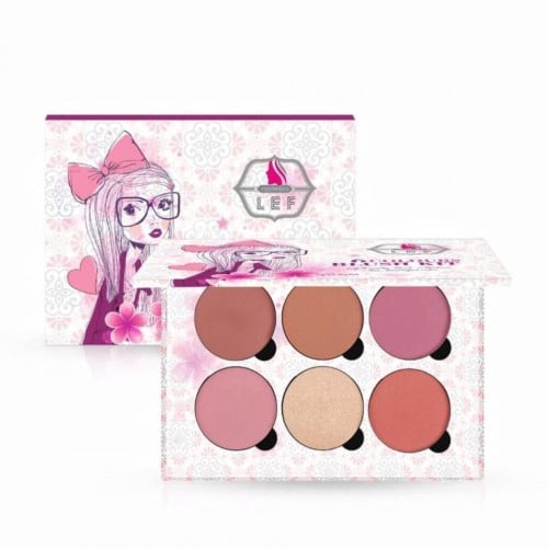 ليف لوح أحمر الخدود دايموند في 6