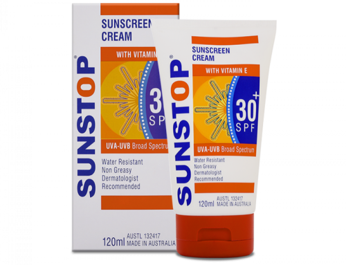 كريم واقي شمس مع فيتامين اي من صن استوب 120 مل